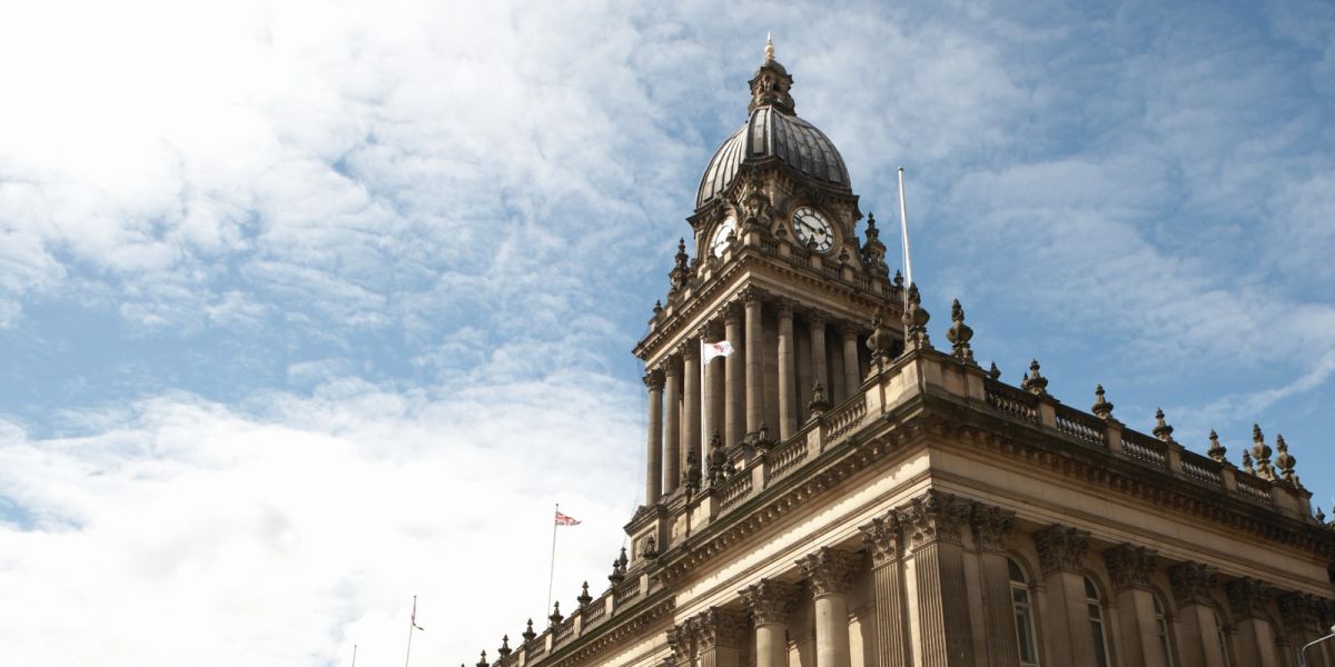 Leeds Town Hall clock tower