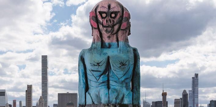 Huma Bhabha, We Come in Peace (2017)